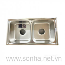 Chậu Rửa Cao Cấp Sơn Hà S82 Inox 304 (820x440x220 mm)