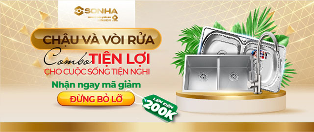Mua COMBO chậu và vòi rửa bát GIẢM NGAY 200K