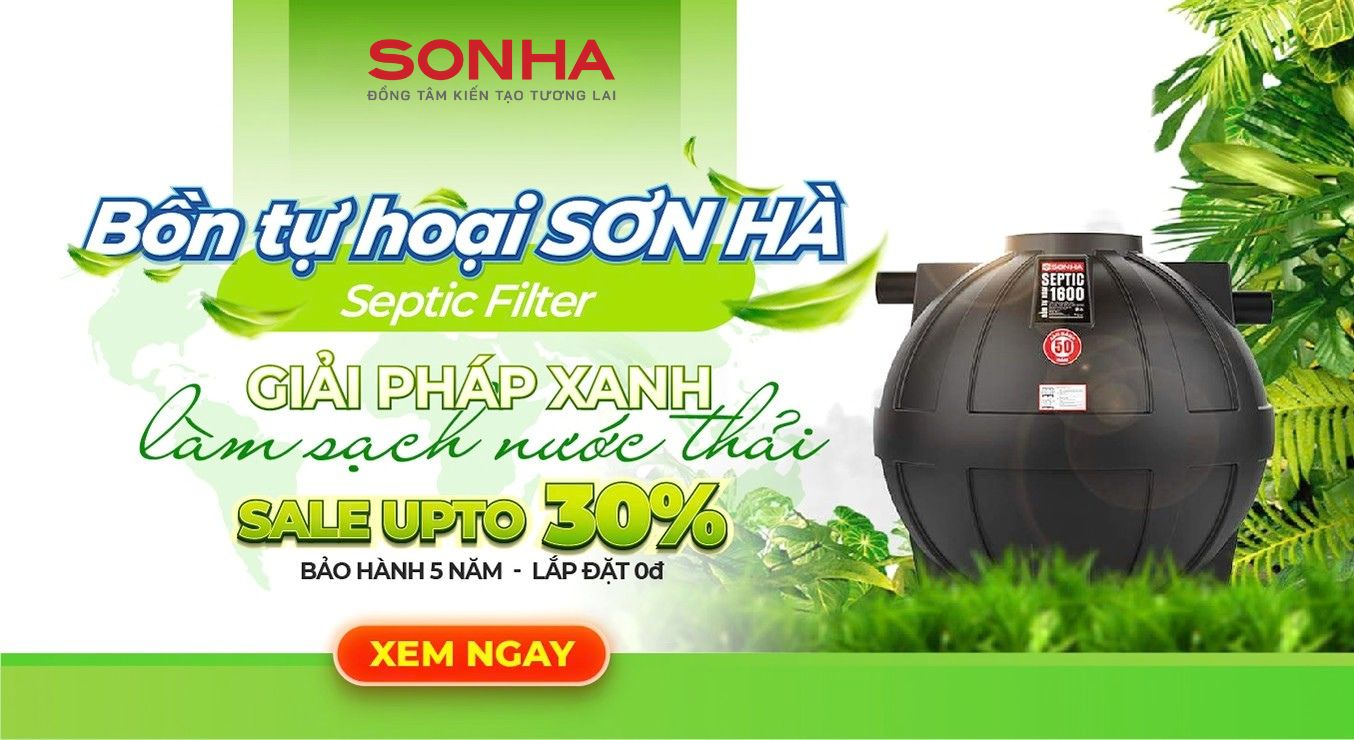 Bồn tự hoại Septic Sơn Hà - SALE UP TO 30%