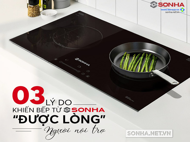 bếp điện từ giá rẻ Sơn Hà