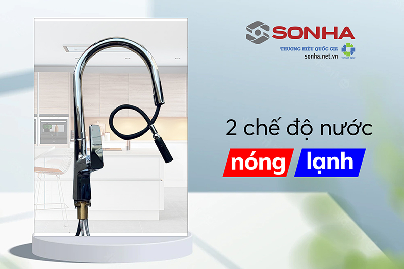 Vòi Kagol K60 2 chế độ nước nóng lạnh