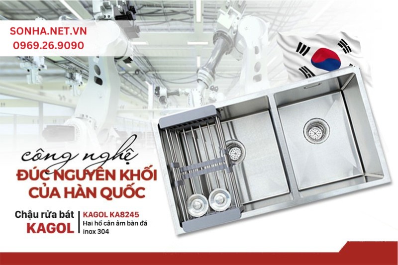 Chậu rửa b&aacute;t handmade với c&ocirc;ng nghệ đ&uacute;c tinh xảo