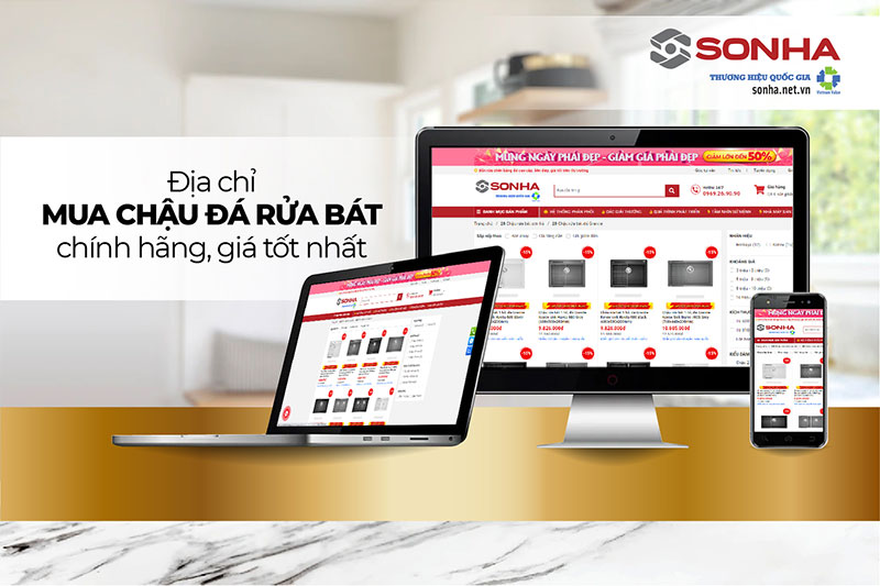 Sonha.net.vn - Địa chỉ mua vòi, chậu rửa bát Konox cao cấp uy tín