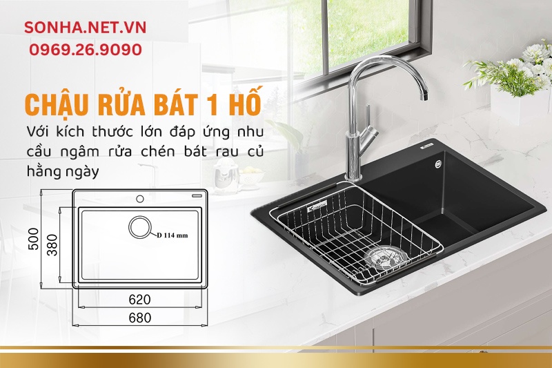 Kích thước chậu thích hợp với các nhu cầu sử dụng của gia đình bạn