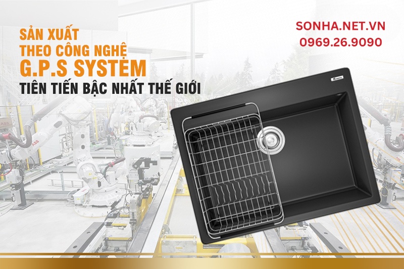 Sản xuất theo công nghệ G.P.S System tiên tiến bậc nhất Thế giới