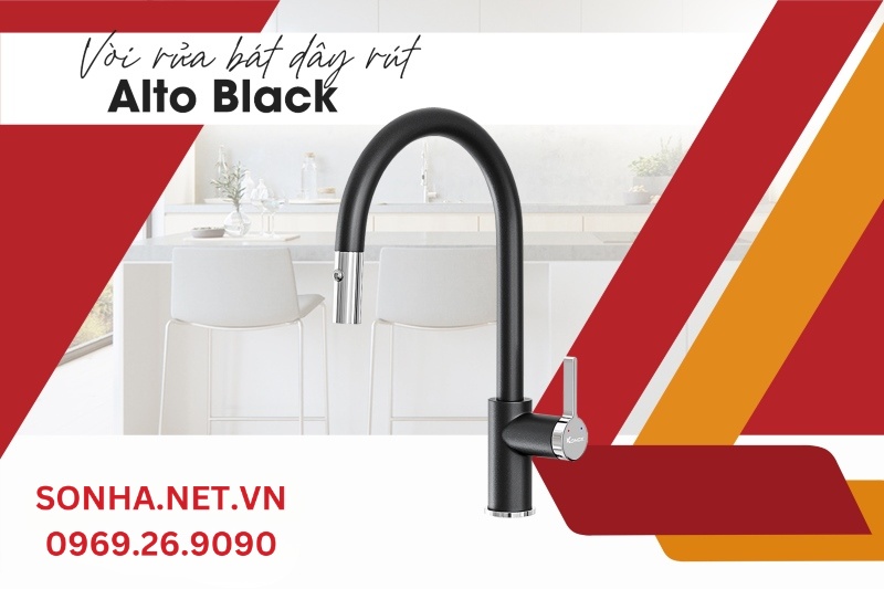 Chậu rửa bát 1 hố, đá Granite Konox sink Ruvita 680 Silver