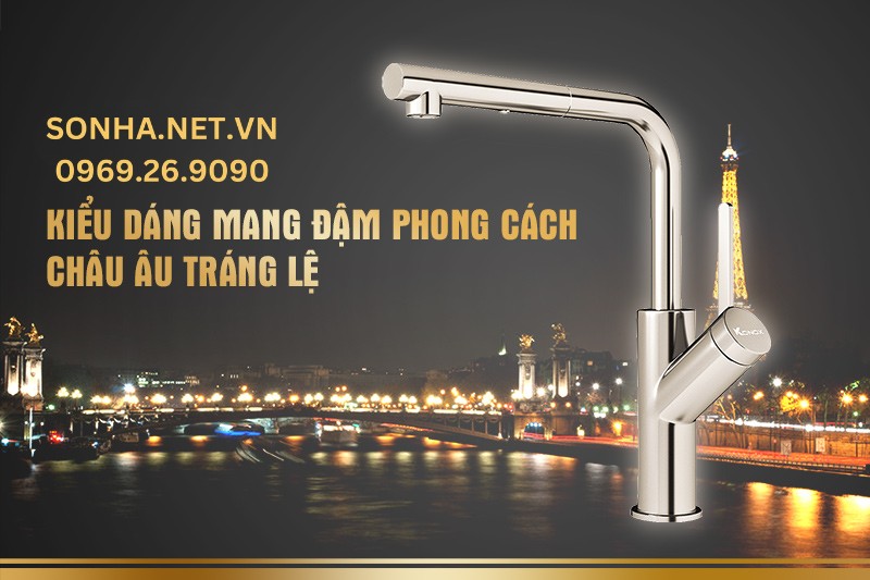Kiểu dáng mang đậm phong cách châu Âu tráng lệ