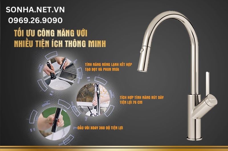 Tối ưu công năng với nhiều tiện ích thông minh