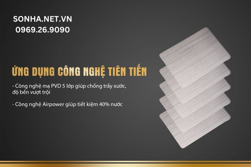 Konox Ponte Chrome ứng dụng c&ocirc;ng nghệ ti&ecirc;n tiến