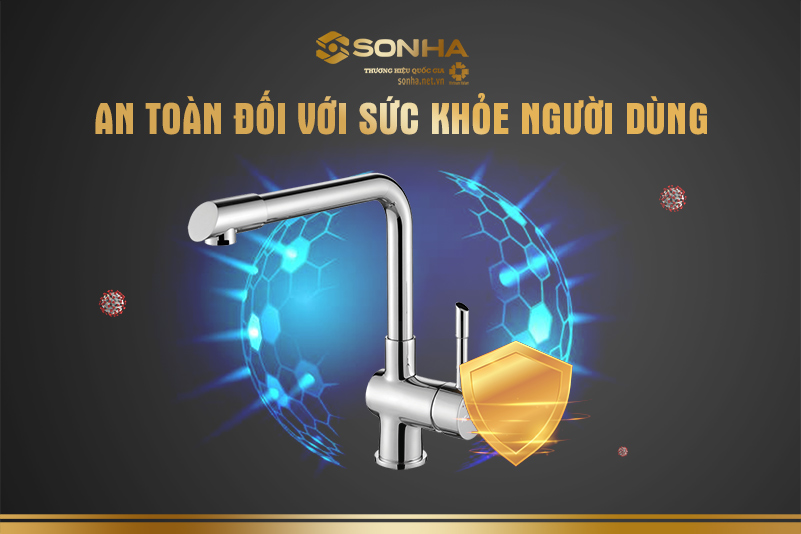 Vòi rửa bát konox an toàn đối với sức khỏe con người