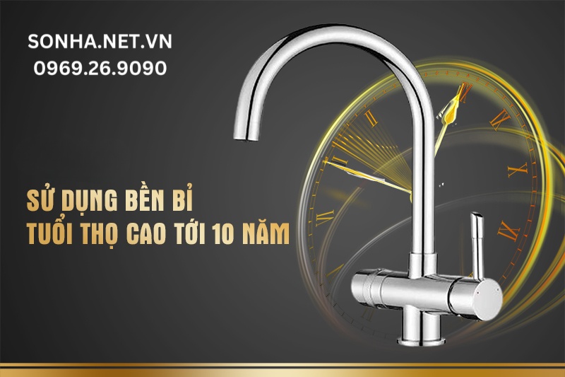 Trim-Water có tuổi thọ sử dụng cao lên đến 10 năm