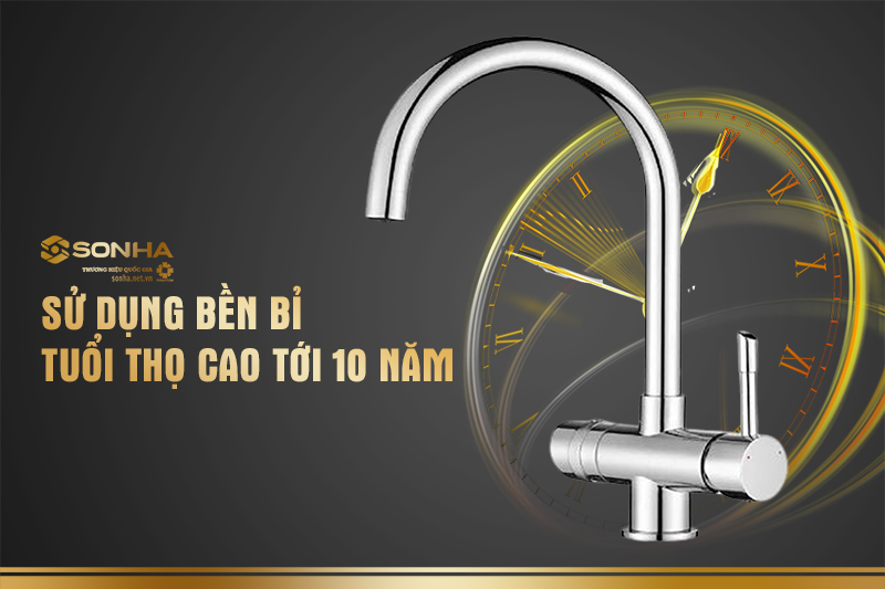 Trim-Water có tuổi thọ sử dụng cao lên đến 10 năm