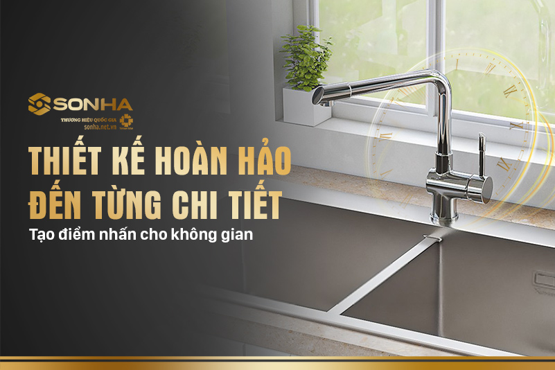 Ưu điểm của vòi rửa bát chức năng nóng lạnh Felix Grey 