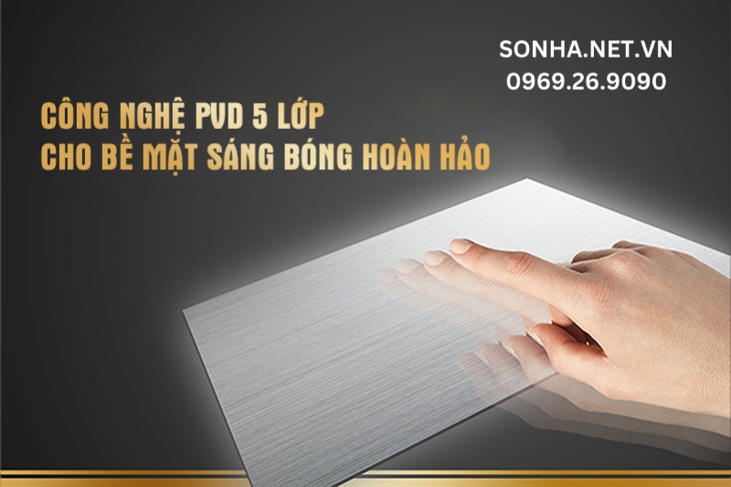 Bề mặt của Konox KN1901C luôn sáng bóng hoàn hảo
