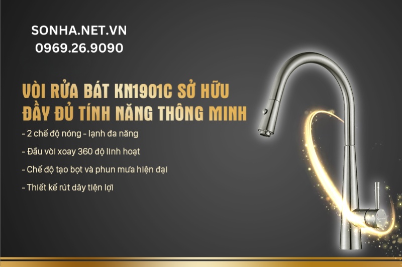 KN1901C sở hữu đầy đủ những tính năng thông minh