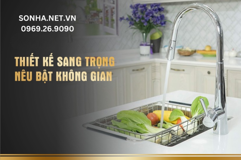 Thiết kế sang trọng nêu bật không gian