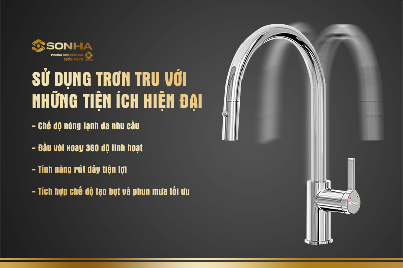 Alto Chrome tích hợp các chức năng thông minh từ Konox