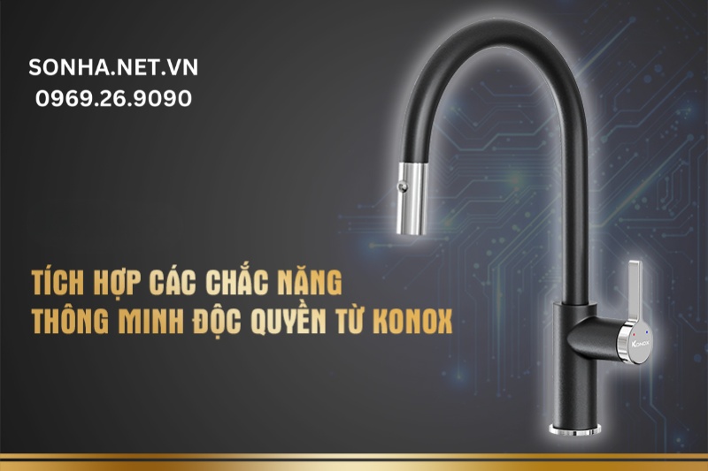 T&iacute;ch hợp c&aacute;c chức năng th&ocirc;ng minh từ Konox