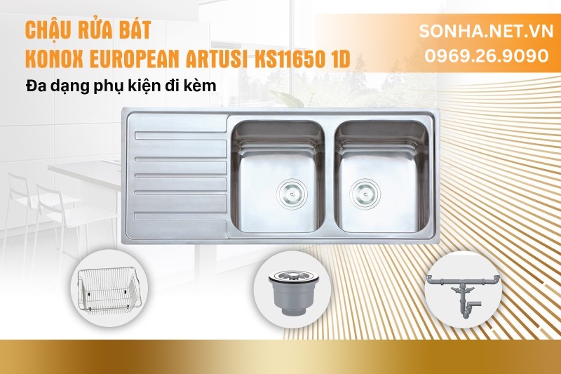 Đa dạng các phụ ki&ecirc;̣n đi kèm cùng KS11650 1D