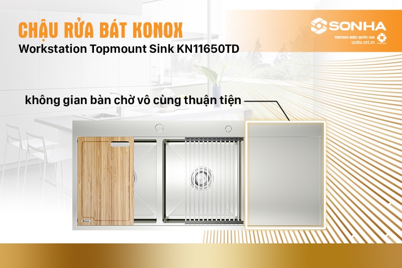 Không gian bàn chờ vô cùng thuận tiện