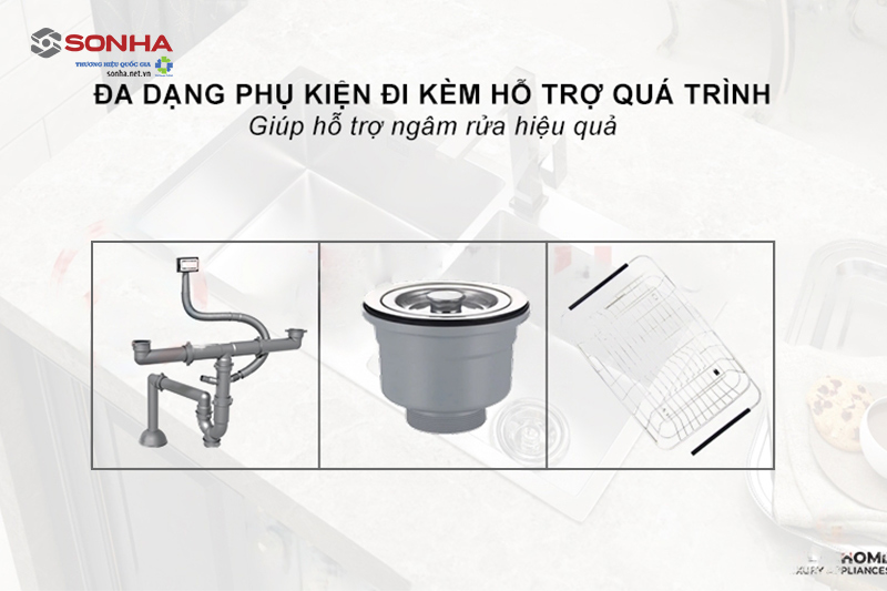 Đầy đủ bộ phụ kiện đi kèm hỗ trợ sử dụng hiệu quả