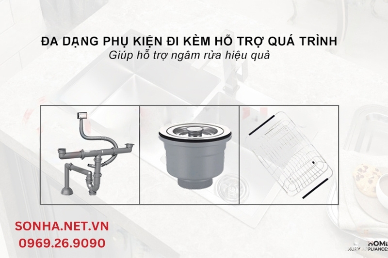 Đầy đủ bộ phụ kiện đi k&egrave;m hỗ trợ sử dụng hiệu quả