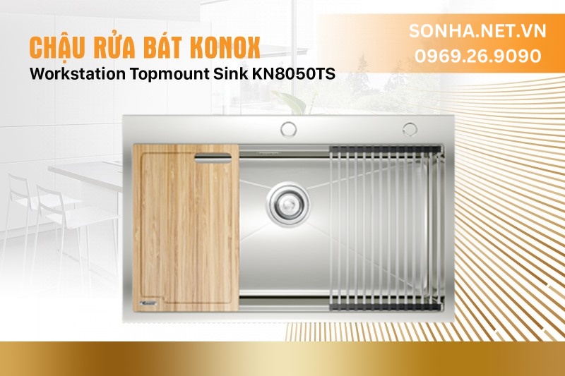 Chậu rửa bát Konox Workstation Sink KN8050TS
