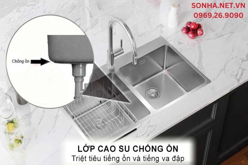 Triệt ti&ecirc;u tiếng ồn v&agrave; va đập nhờ tấm chống ồn cao cấp