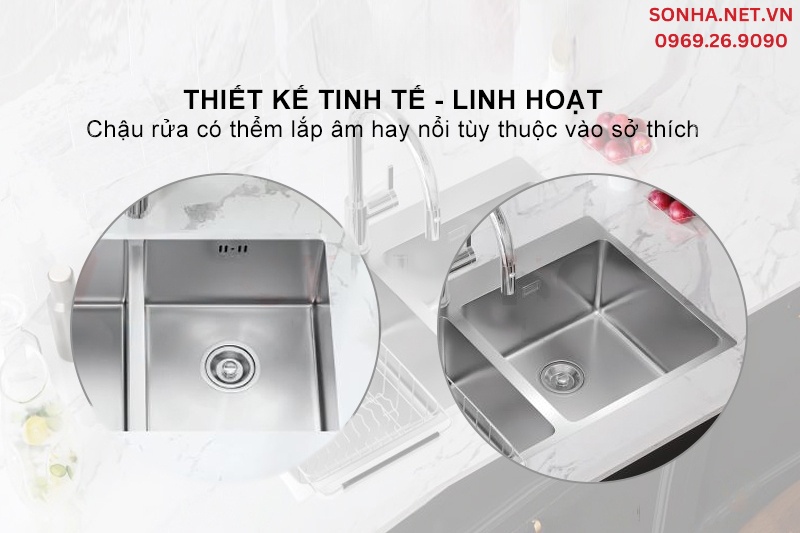 Thiết kế sang trọng, lắp đặt linh hoạt phù hợp mọi không gian