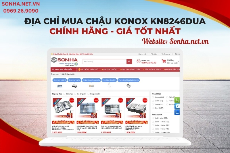 Địa chỉ mua chậu rửa bát chính hãng - giá tốt nhất