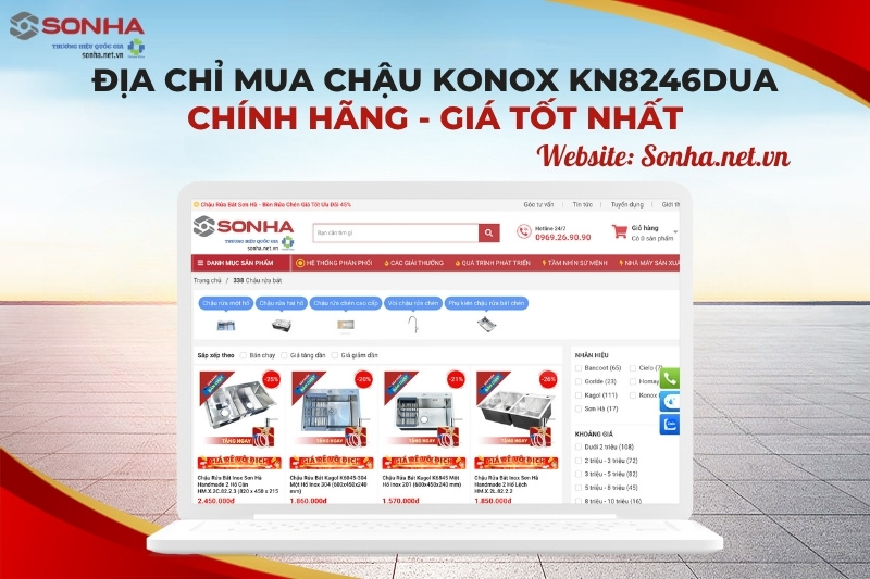 Địa chỉ mua chậu rửa bát chính hãng - giá tốt nhất