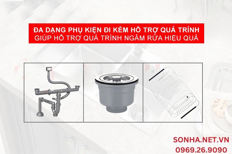 Đa dạng phụ kiện đi kèm hỗ trợ quá sử dụng hiệu quả hơn
