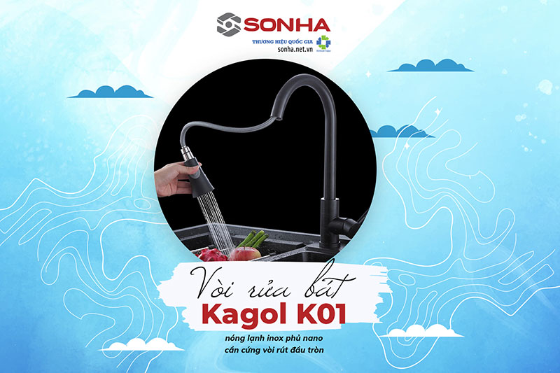 Vòi nước rửa chén Kagol K01