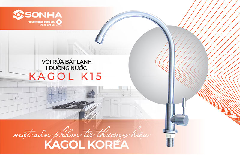 Vòi rửa bát Kagol K15
