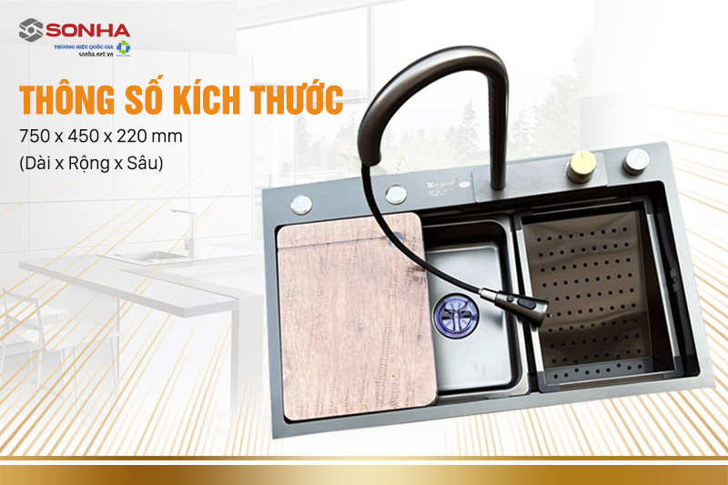 Thông số kích thước knd7545