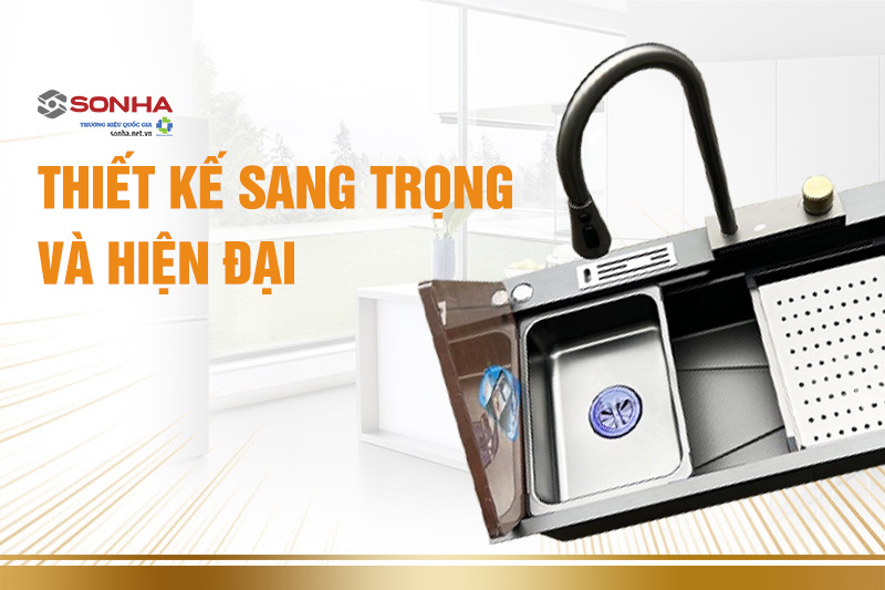 Thiết kế chậu rửa bát inox