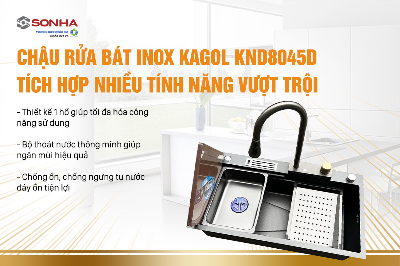 Nhiều tính năng vượt trội chỉ trong sản phẩm KND8045D