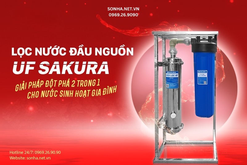 Lọc Nước Đầu Nguồn UF của Sakura