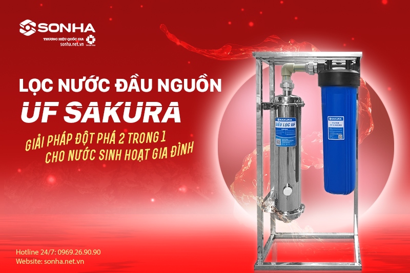 Lọc Nước Đầu Nguồn UF của Sakura