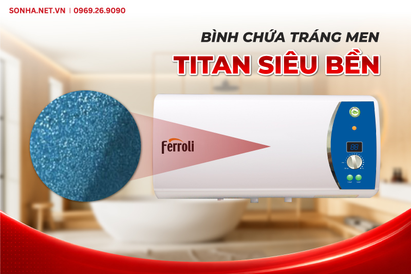 Bình chứa tráng men Titan siêu bền