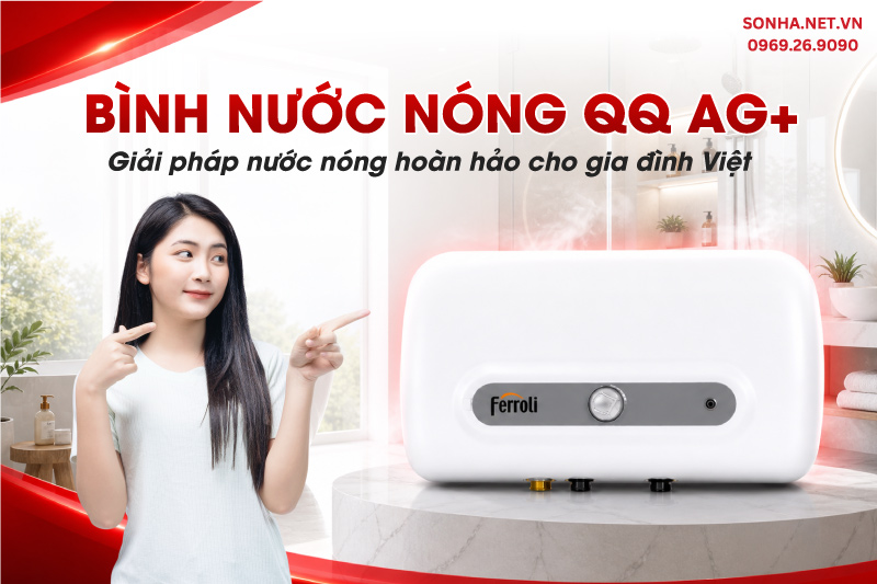 B&igrave;nh nước n&oacute;ng QQ Ag+ - Lựa chọn ho&agrave;n hảo cho gia đ&igrave;nh Việt