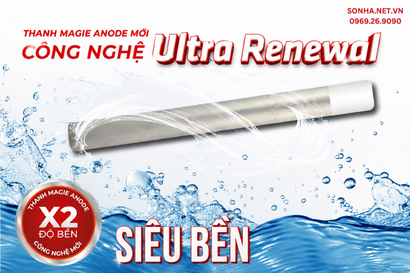 Thanh magie anode với c&ocirc;ng nghệ mới si&ecirc;u bền