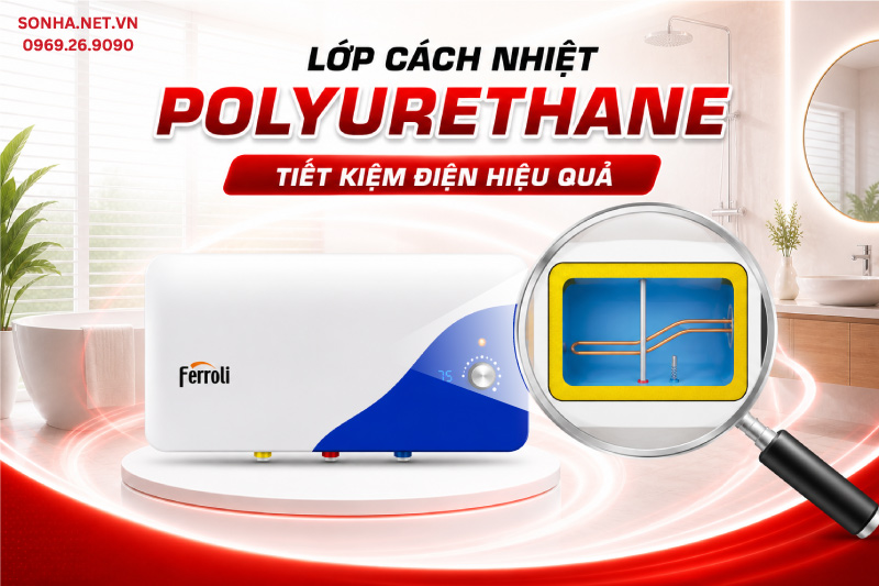 Lớp c&aacute;ch nhiệt Polyurethane tiết kiệm điện hiệu quả
