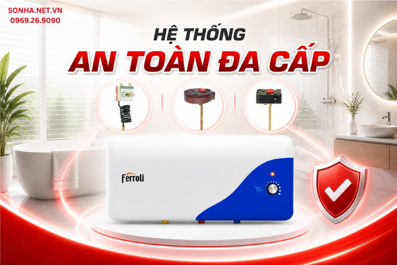Hệ thống an to&agrave;n đa cấp đảm bảo an to&agrave;n cho người d&ugrave;ng