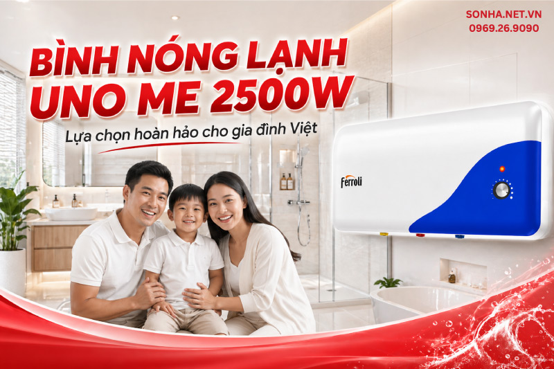 B&igrave;nh n&oacute;ng lạnh UNO ME 2500W 30L - Lựa chọn ho&agrave;n hảo của gia đ&igrave;nh Việt