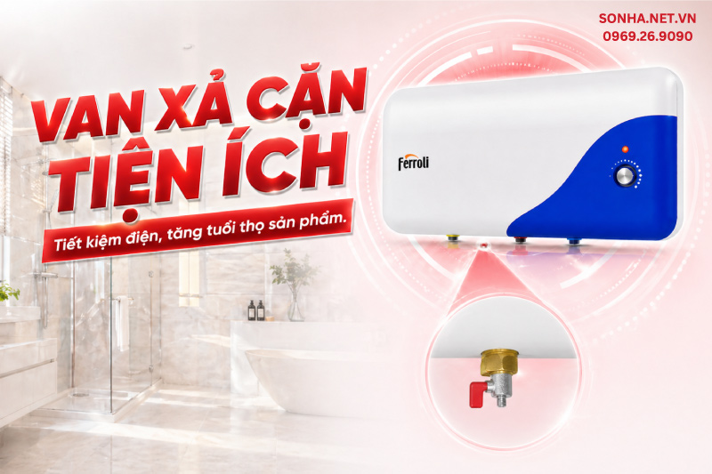 Van xả cặn thông minh, tiện ích