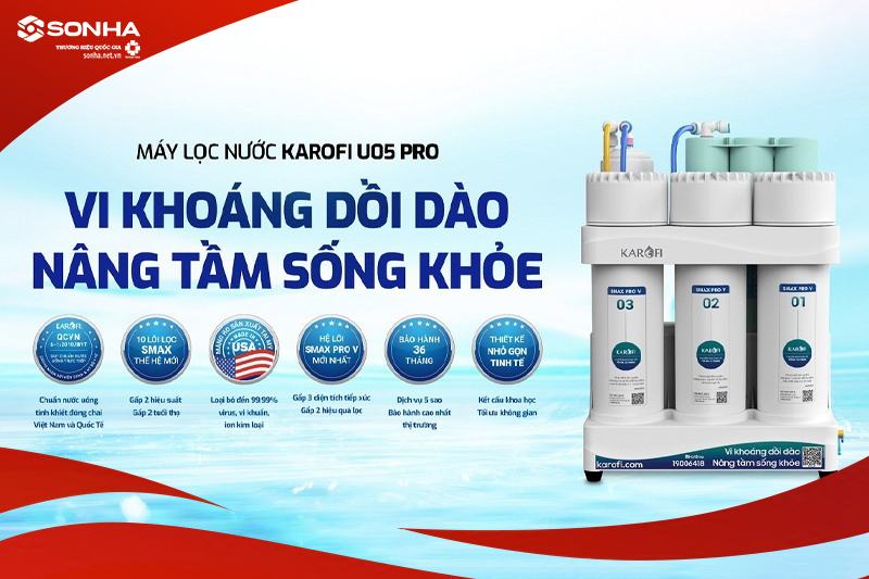 U05 Pro cung cấp lượng vi khoáng dồi dào