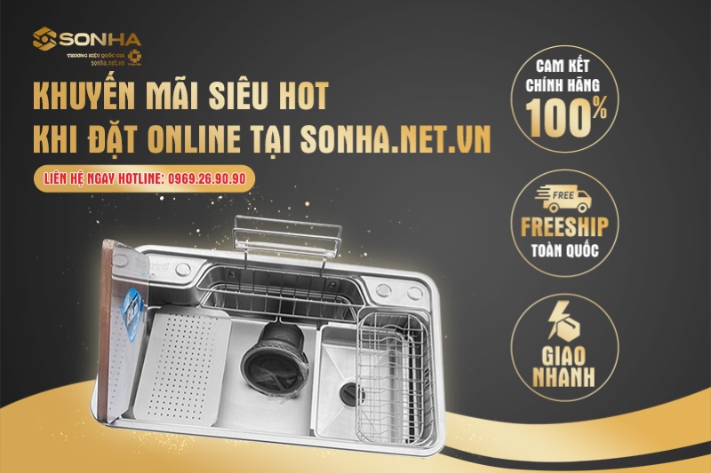 Sonha.net.vn địa chỉ mua chậu rửa bát inox Kagol K7848 304N ở đâu uy tín, chính hãng