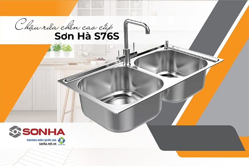 Chậu rửa bát cao cấp Sơn Hà S76S - Nâng tầm không gian nhà bếp