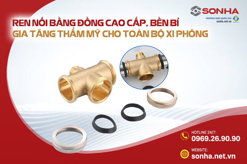 Ren nối bằng đồng cao cấp, bền bỉ